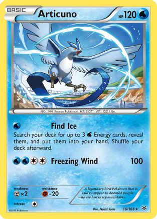 Articuno (16) Reverse Holofoil - Roaring Skies