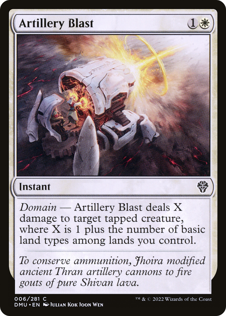Artillery Blast (006) - Dominaria United Foil