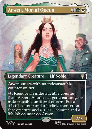 Arwen, Mortal Queen (Borderless) (030) - The Hobbit: Eternal-Legal