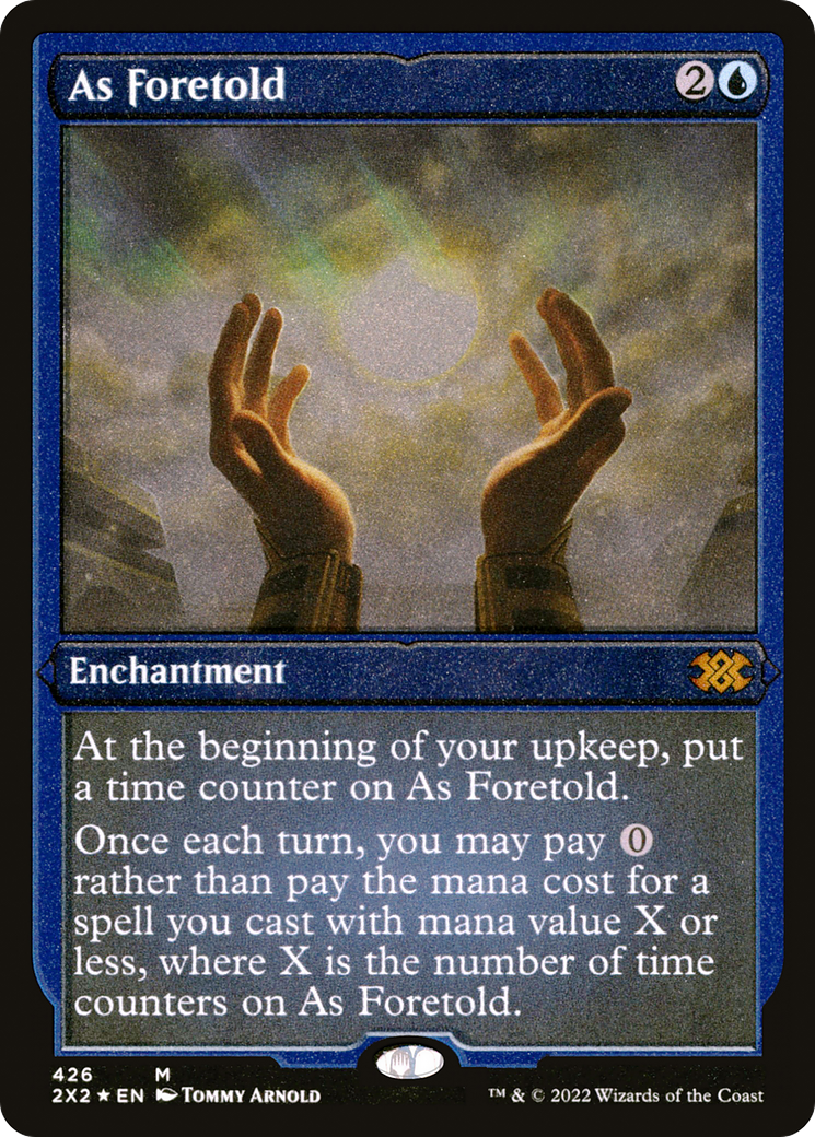 As Foretold (426) Etched Foil - Double Masters 2022