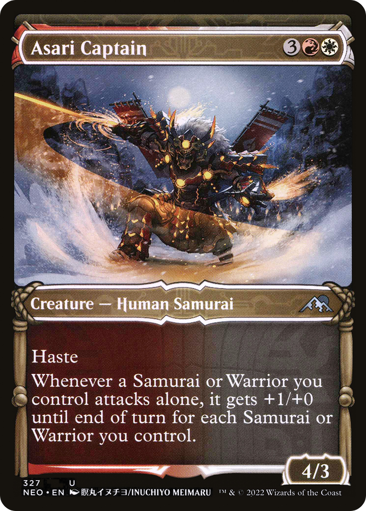 Asari Captain (Showcase) (327) - Kamigawa: Neon Dynasty Foil