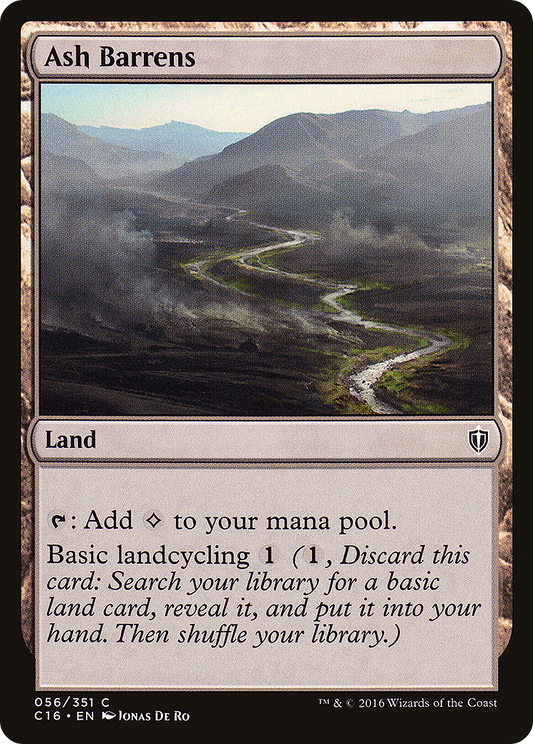 Ash Barrens (056) - Commander 2016