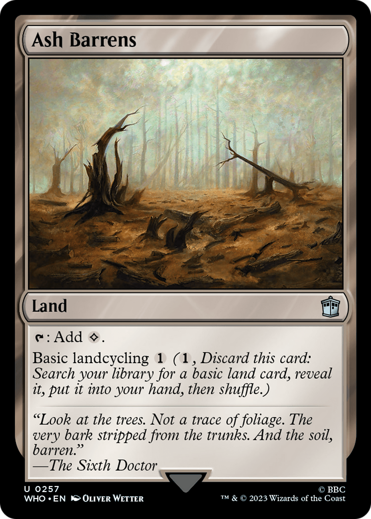 Ash Barrens (257) Foil - Doctor Who
