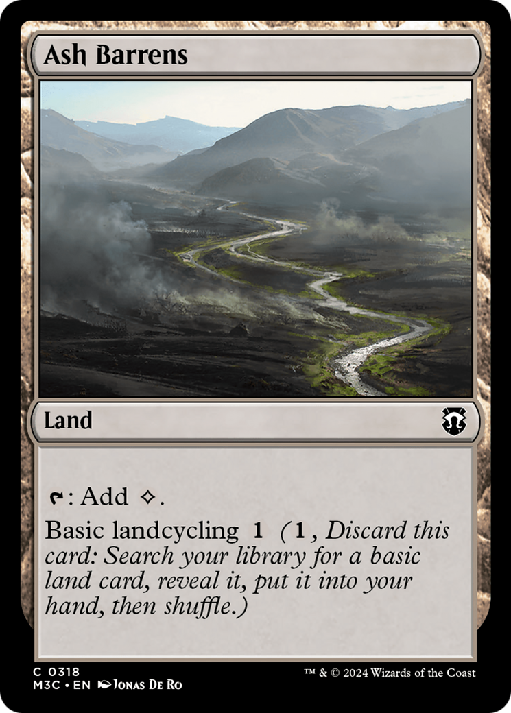 Ash Barrens (318) - Commander: Modern Horizons 3
