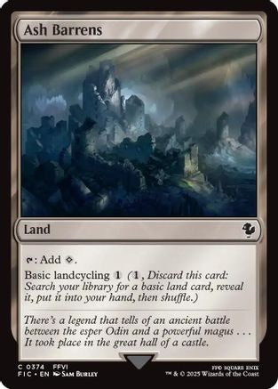 Ash Barrens (374) Surge Foil - Commander: FINAL FANTASY
