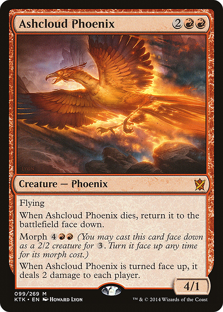 Ashcloud Phoenix (099) Foil - Khans of Tarkir