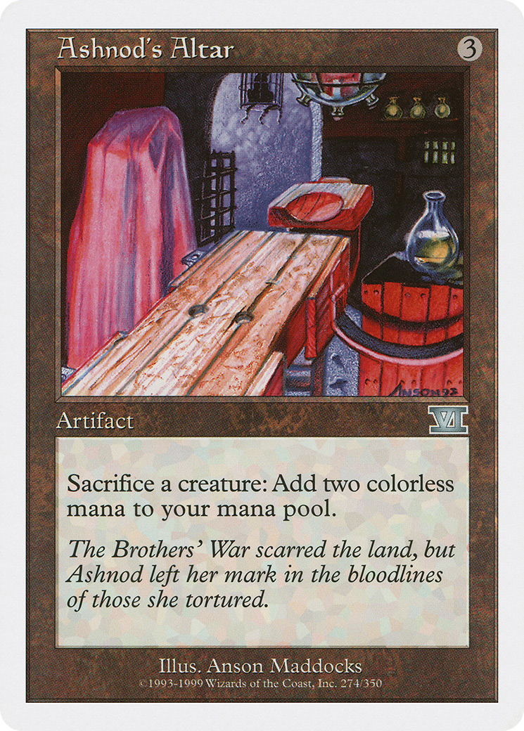 Ashnod's Altar (274) - Classic Sixth Edition
