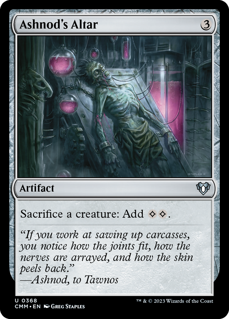 Ashnod's Altar (368) Foil - Commander Masters