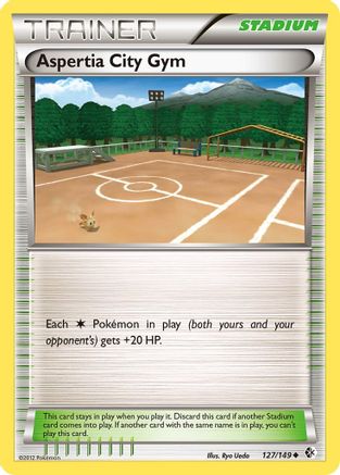 Aspertia City Gym (127) Reverse Holofoil - Boundaries Crossed