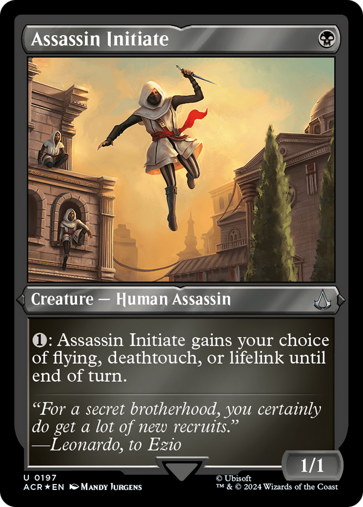 Assassin Initiate (197) Etched Foil - Assassin's Creed
