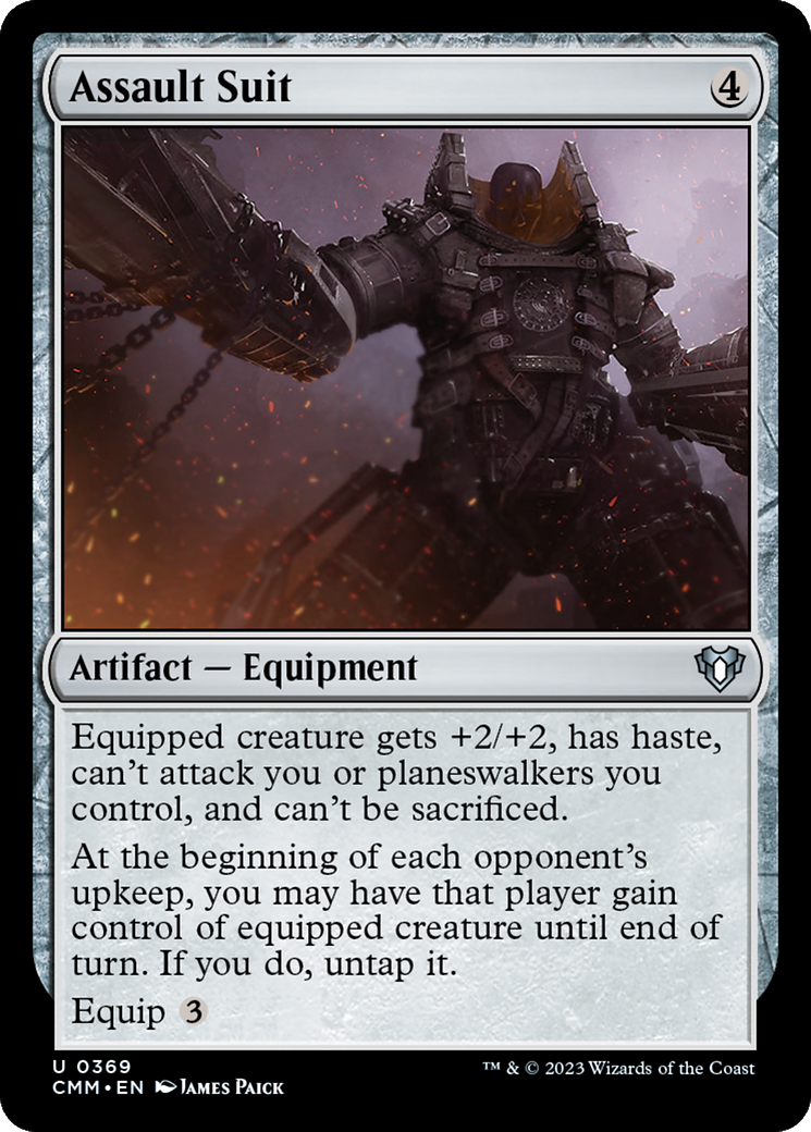 Assault Suit (369) Foil - Commander Masters