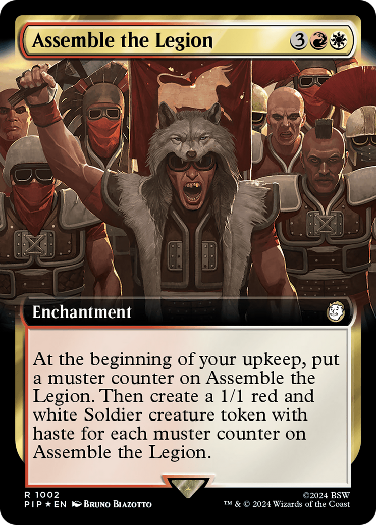 Assemble the Legion (Extended Art) (1002) Surge Foil - Fallout
