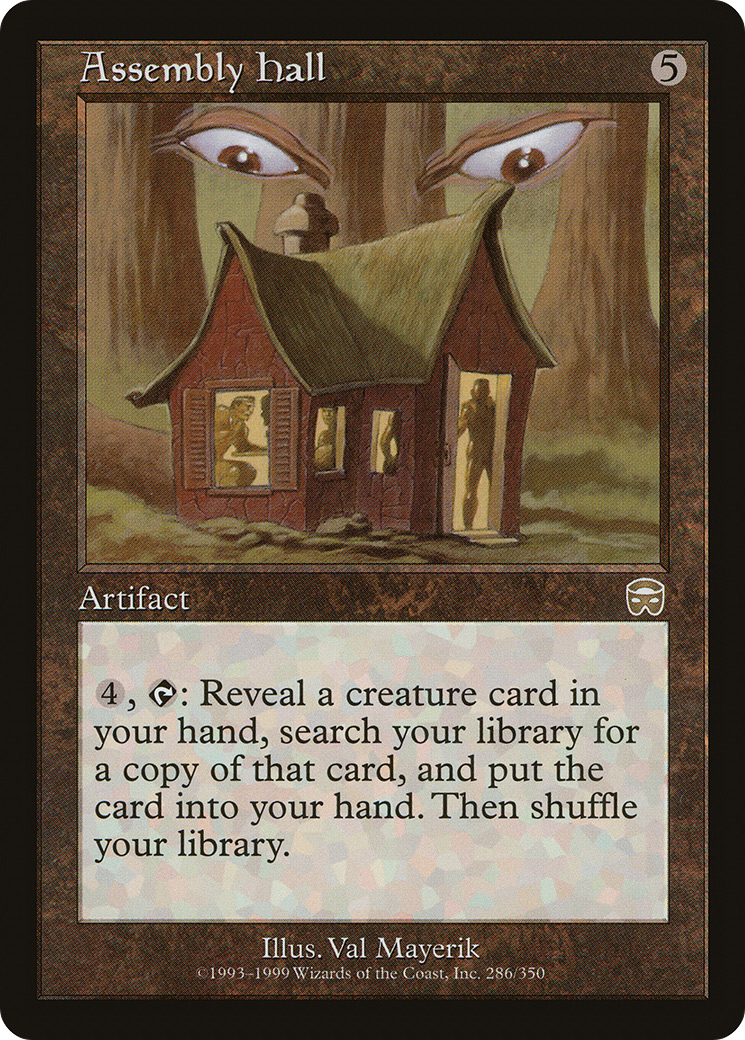 Assembly Hall (286) Foil - Mercadian Masques