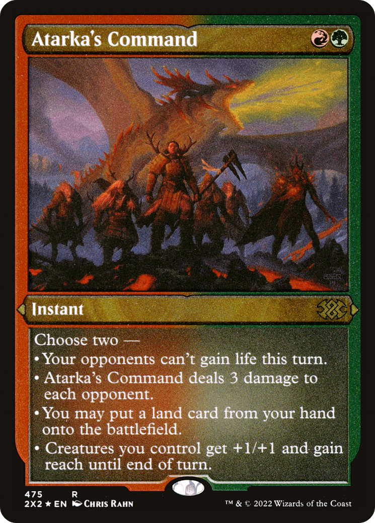 Atarka's Command (475) Etched Foil - Double Masters 2022
