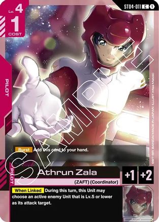Athrun Zala (ST04-011) - Starter Deck 04: SEED Strike