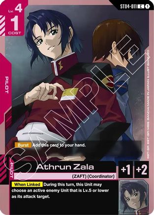 Athrun Zala (ST04-011) - Starter Deck 09: Destiny Ignition