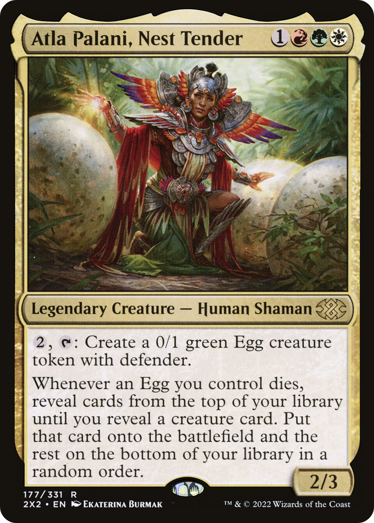 Atla Palani, Nest Tender (177) Foil - Double Masters 2022