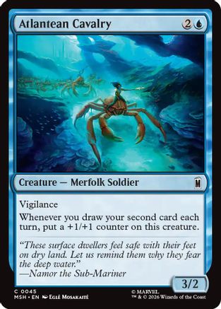 Atlantean Cavalry (045) Foil - Marvel Super Heroes