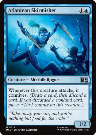 Atlantean Skirmisher (616) Foil - Commander: Marvel Super Heroes