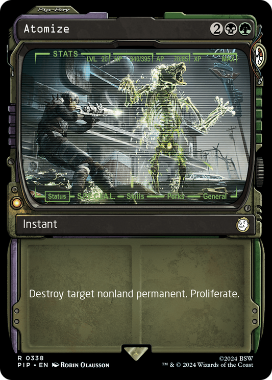 Atomize (Showcase) (338) Foil - Fallout