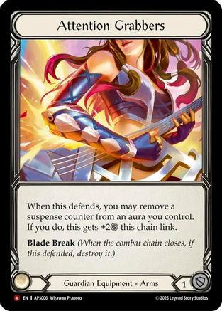 Attention Grabbers (APS006) Rainbow Foil - Armory Deck: Pleiades