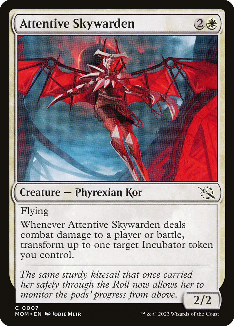 Attentive Skywarden (007) - March of the Machine Foil