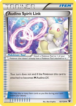 Audino Spirit Link (92) Reverse Holofoil - Fates Collide