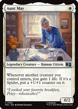Aunt May (768) Foil - Commander: Marvel Super Heroes