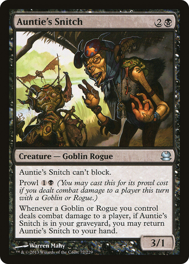 Auntie's Snitch (072) Foil - Modern Masters