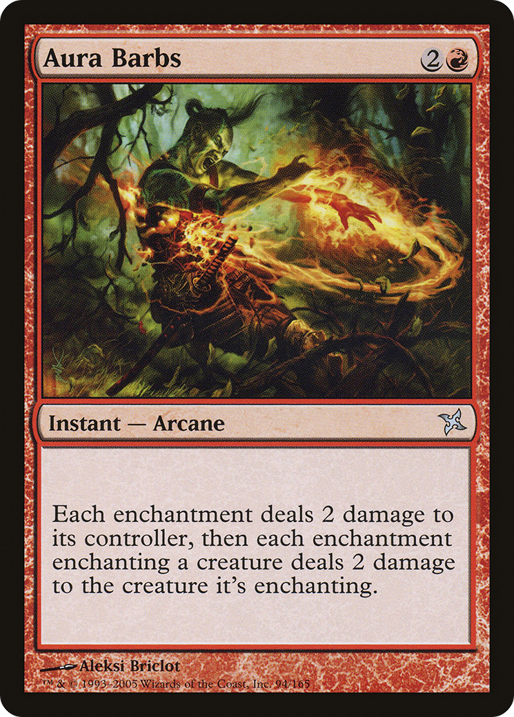 Aura Barbs (094) Foil - Betrayers of Kamigawa