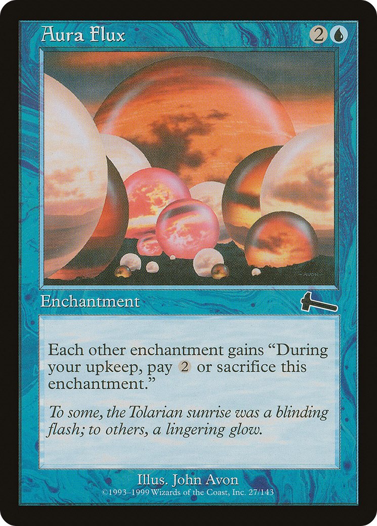 Aura Flux (027) - Urza's Legacy