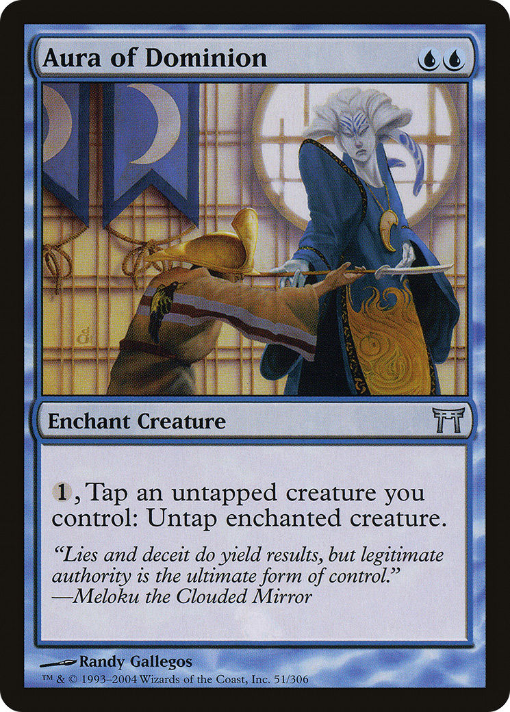 Aura of Dominion (051) - Champions of Kamigawa