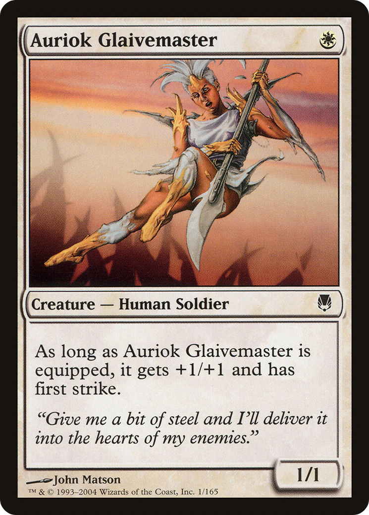 Auriok Glaivemaster (001) - Darksteel