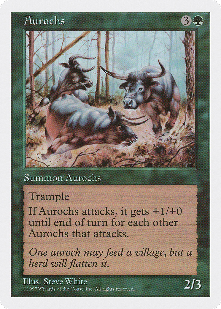 Aurochs - Fifth Edition