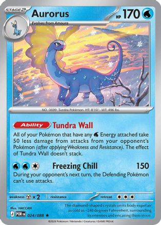Aurorus (24) Reverse Holofoil - Perfect Order