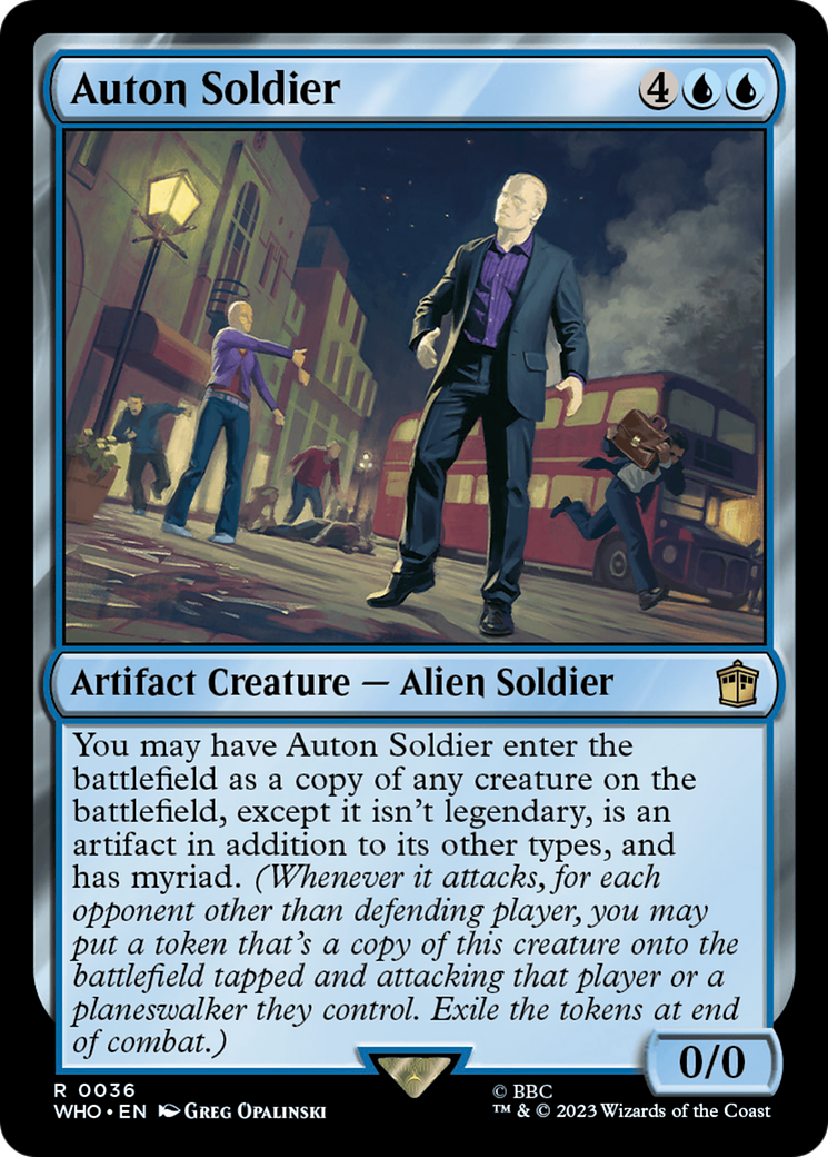 Auton Soldier (036) Foil - Doctor Who