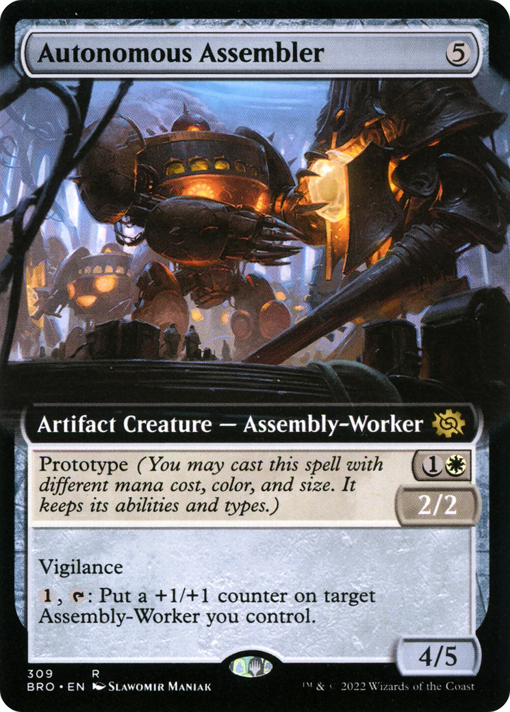 Autonomous Assembler (Extended Art) (309) - The Brothers' War Foil