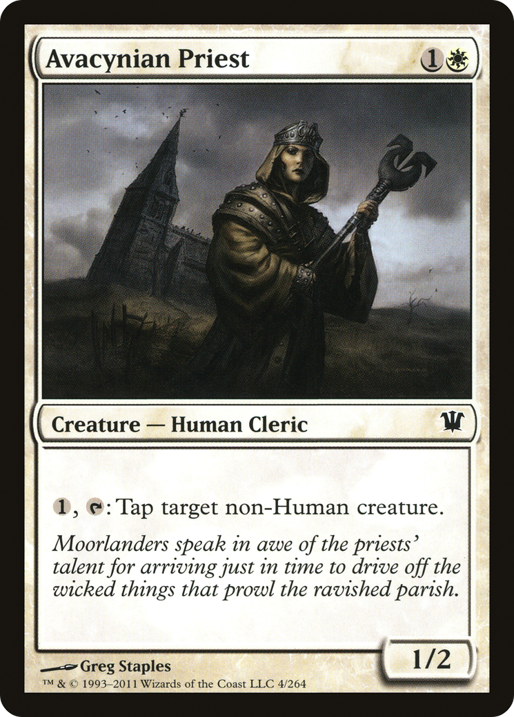 Avacynian Priest (004) Foil - Innistrad