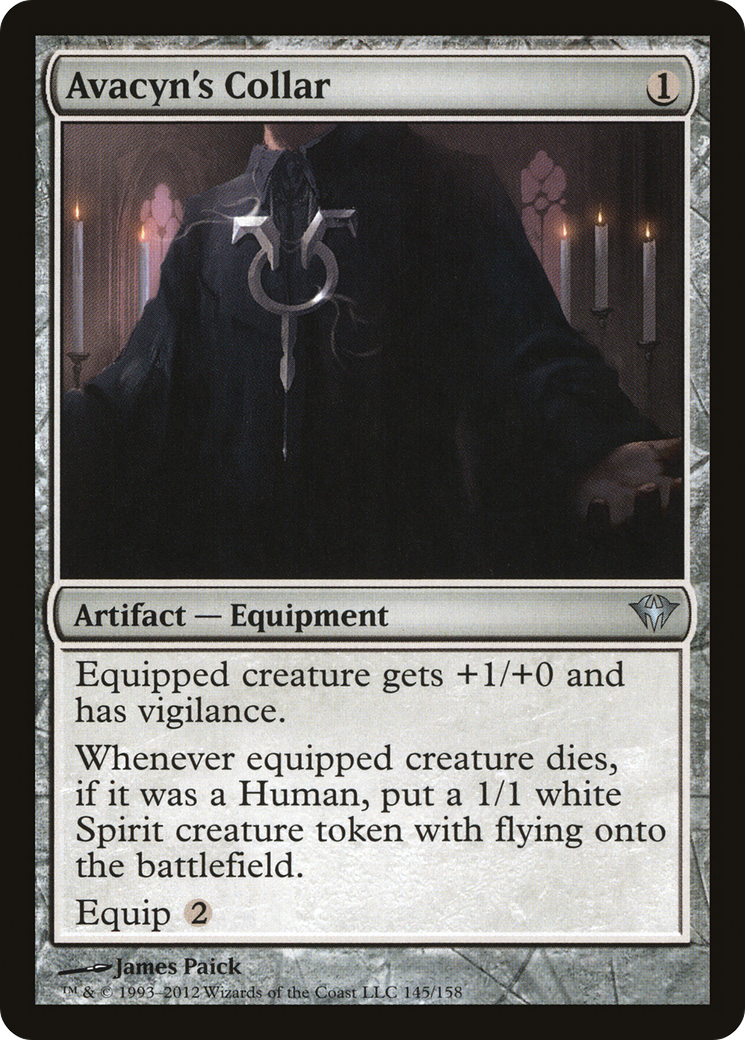 Avacyn's Collar (145) Foil - Dark Ascension