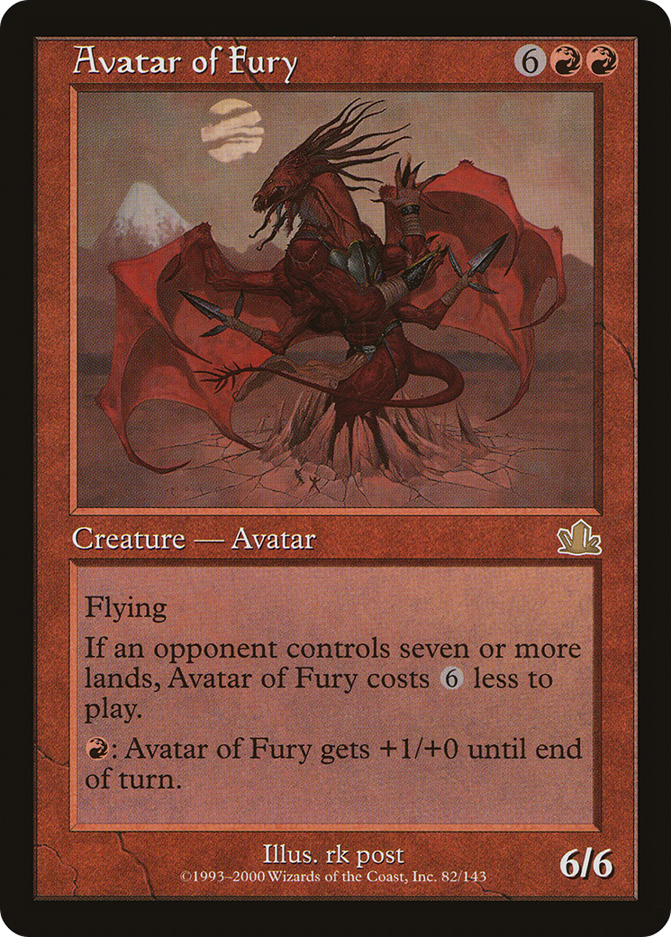 Avatar of Fury (082) Foil - Prophecy