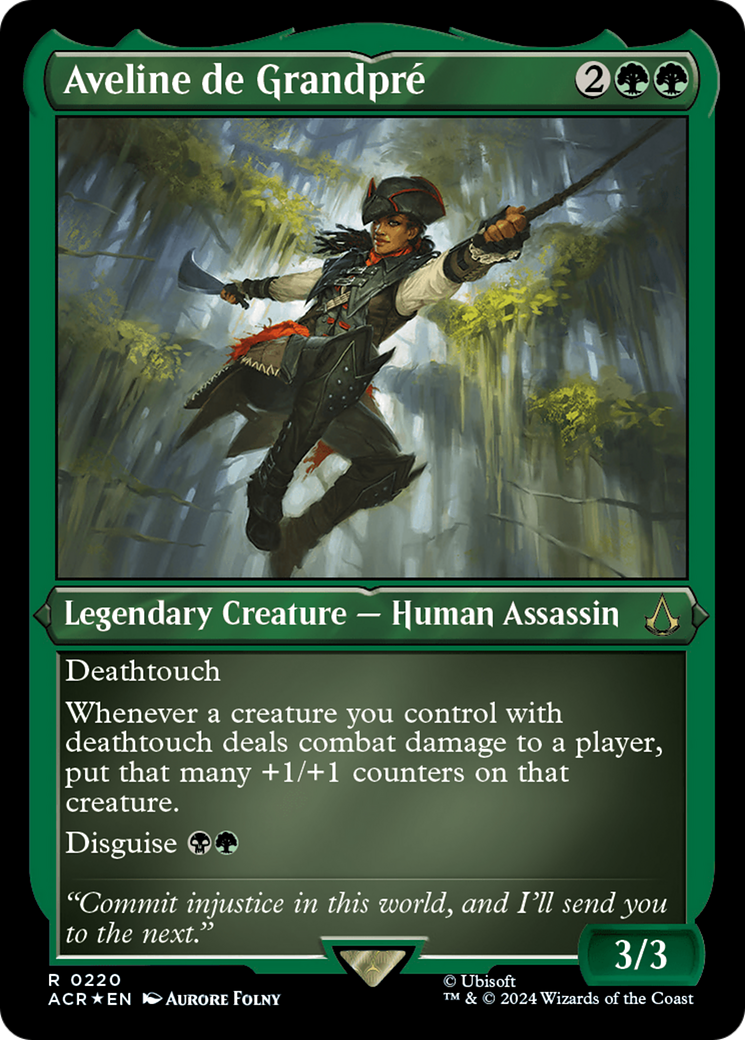 Aveline de Grandpre (220) Etched Foil - Assassin's Creed