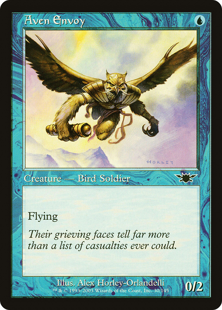 Aven Envoy (030) Foil - Legions