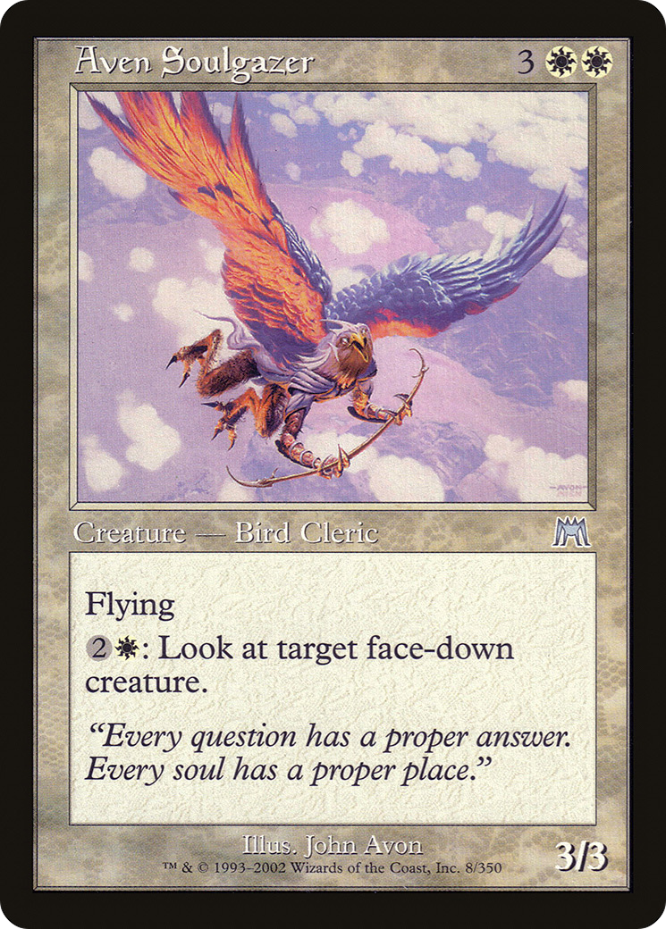 Aven Soulgazer (008) Foil - Onslaught