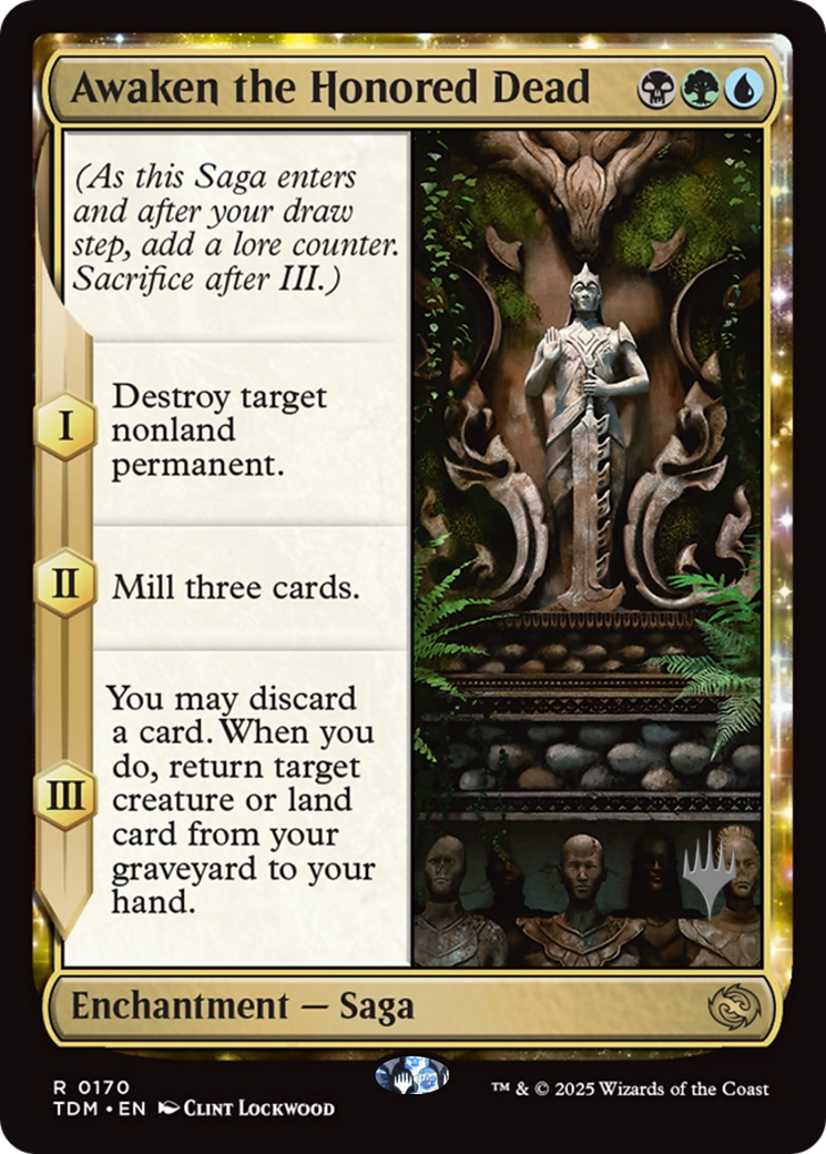 Awaken the Honored Dead (Promo Pack) (170) Foil - Tarkir: Dragonstorm