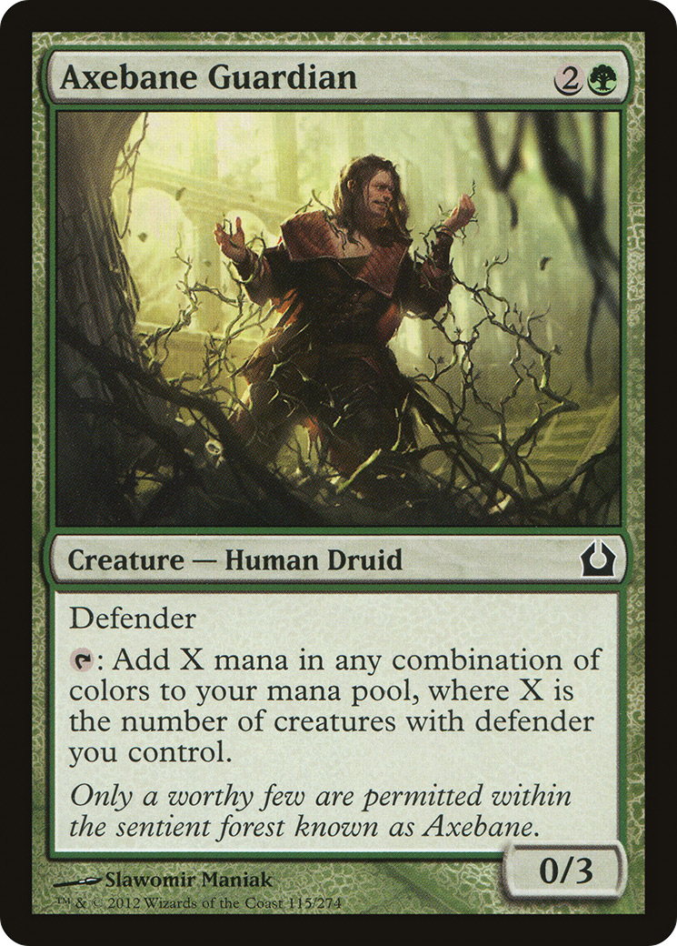 Axebane Guardian (115) Foil - Return to Ravnica