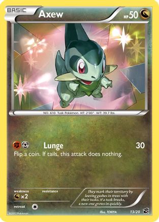 Axew (13) Holofoil - Dragon Vault