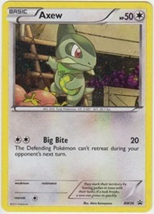 Axew (BW26) Holofoil - Black Star Promos