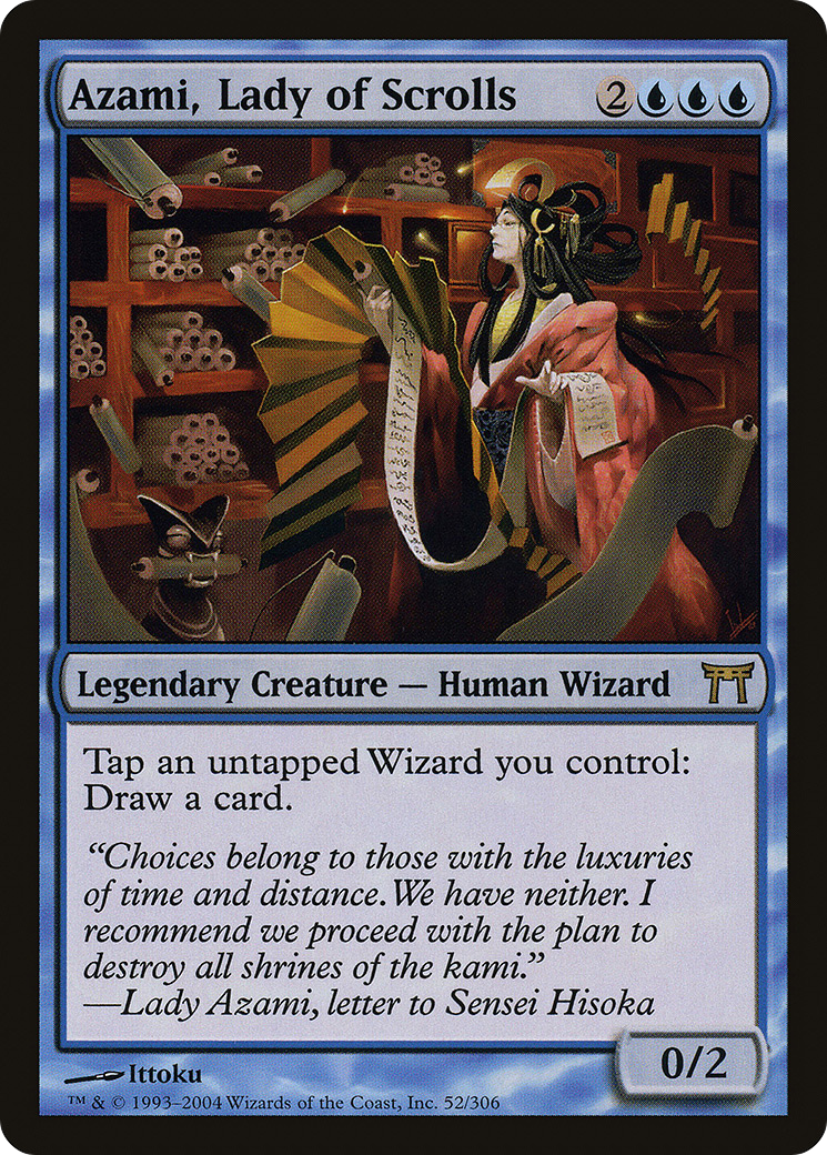 Azami, Lady of Scrolls (052) - Champions of Kamigawa