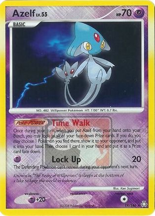 Azelf (League Promo) (19) Reverse Holofoil - Legends Awakened