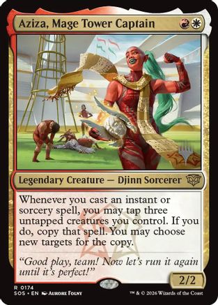Aziza, Mage Tower Captain (Promo Pack) (174) - Secrets of Strixhaven